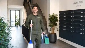 Gebäudereinigung Dienstleistungen in Frankfurt. Babat GmbH – Hausmeister bei der Gebäudepflege und Treppenhausreinigung in Frankfurt